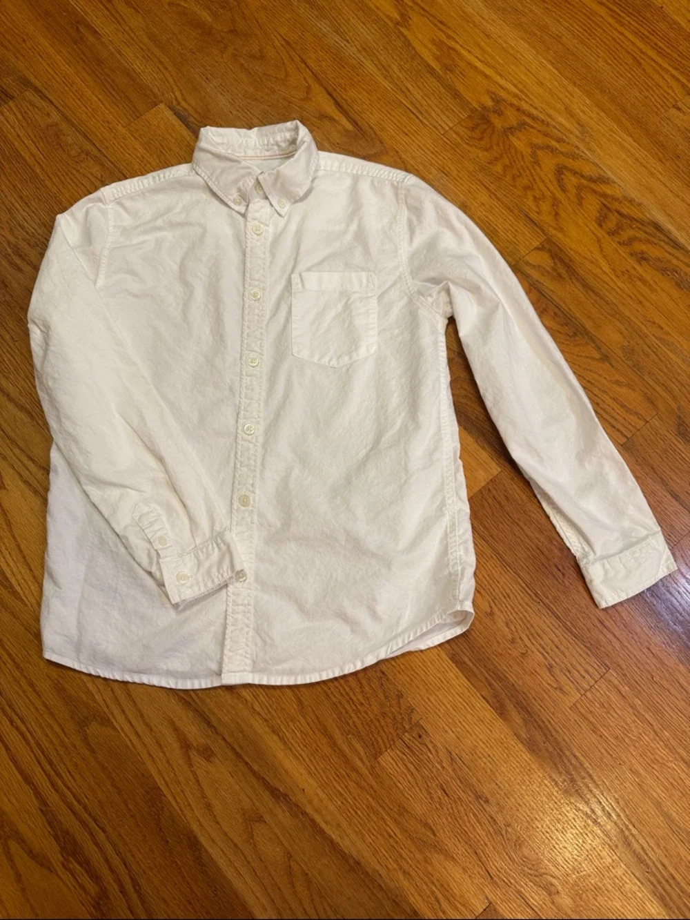 Gymboree oxford white button down shirt
